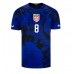 United States Weston McKennie #8 Replica Away Stadium Shirt World Cup 2022 Short Sleeve